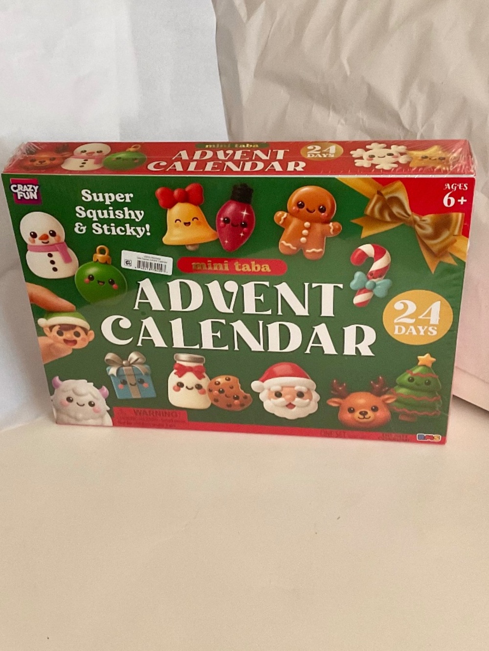 NEW 2026 RMS Crazy Fun Super Squishy & Sticky Mini Taba Advent Calendar